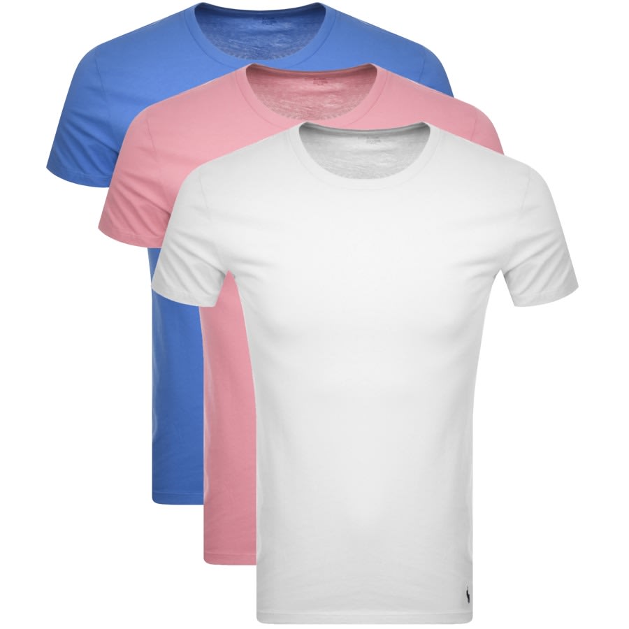 Alternative Image for ProductRalph Lauren 3 Pack Short Sleeve T Shirts White1